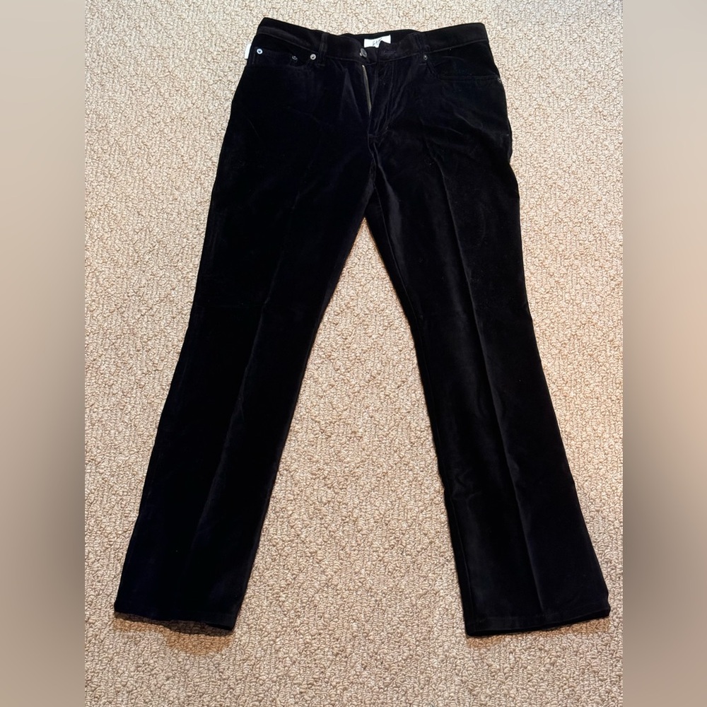 Black GAP velvet jeans